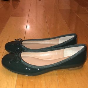 Banana Republic dark green flats
